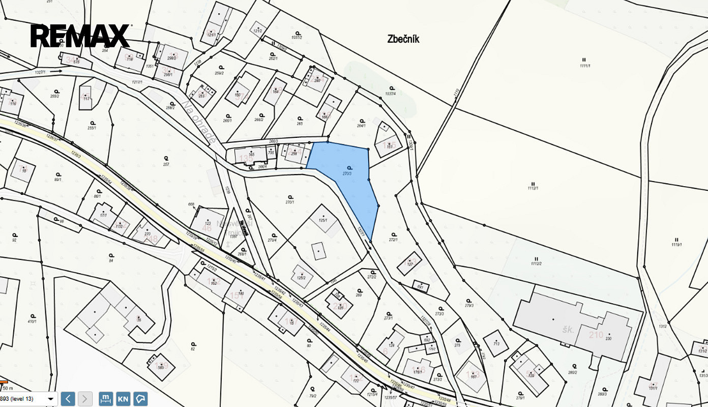 Prodej zahrady 962 m²