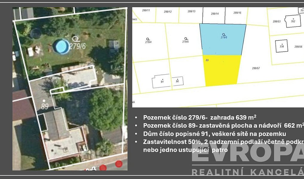 Prodej stavebního pozemku 1 301 m², Zlatníky-Hodkovice – náhled fotky 2