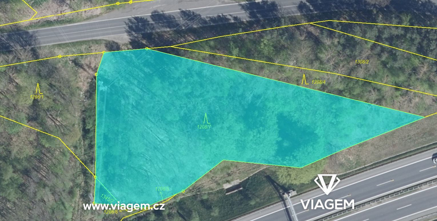 Prodej lesa 4 639 m² – fotografie 3