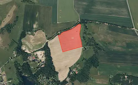 Prodej pole 32 272 m², Břasy - Vranovice, okres Rokycany