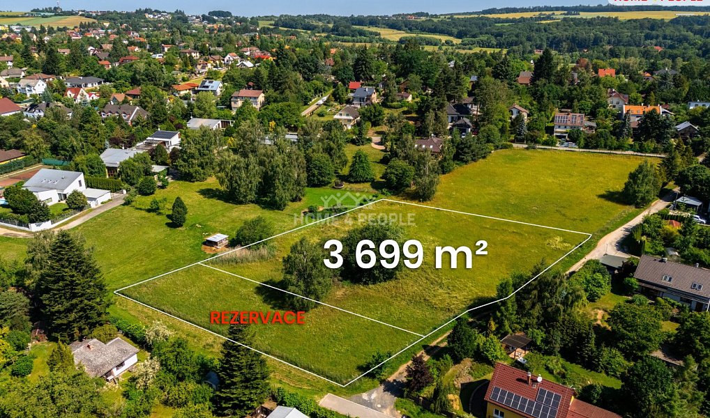 Prodej stavebního pozemku 1 233 m², Kamenice – náhled fotky 3