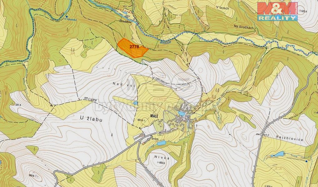 Prodej lesa 21 827 m², Brtnice – náhled fotky 2