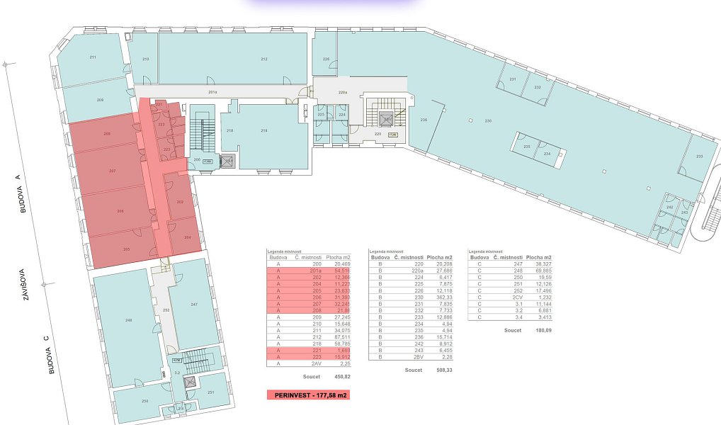 Pronájem kanceláře 178 m², Praha – náhled fotky 9