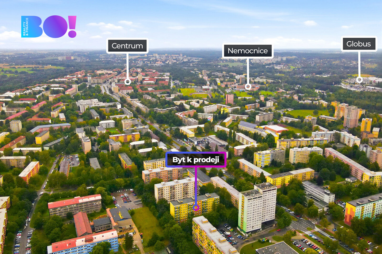 Prodej bytu 2+1 54 m²
