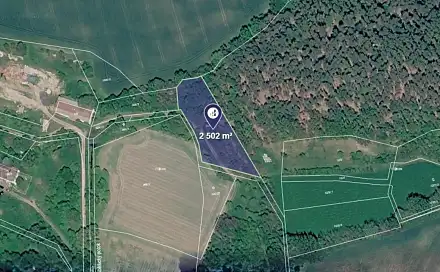 Prodej zahrady 2 502 m², Tuchořice, okres Louny