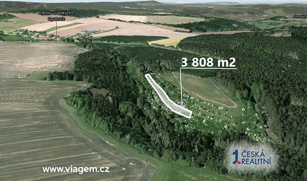 Prodej pole 1 904 m², Velké Opatovice – náhled fotky 2