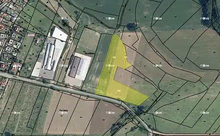 Prodej komerčního pozemku 10 449 m², Řečany nad Labem, okres Pardubice