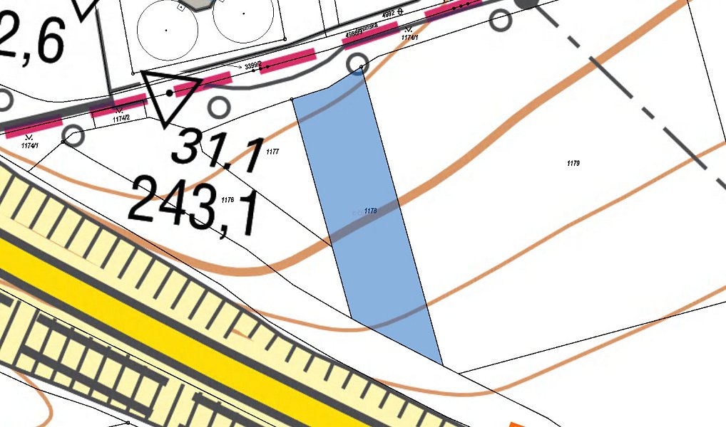 Prodej pole 592 m², Cítoliby – náhled fotky 3