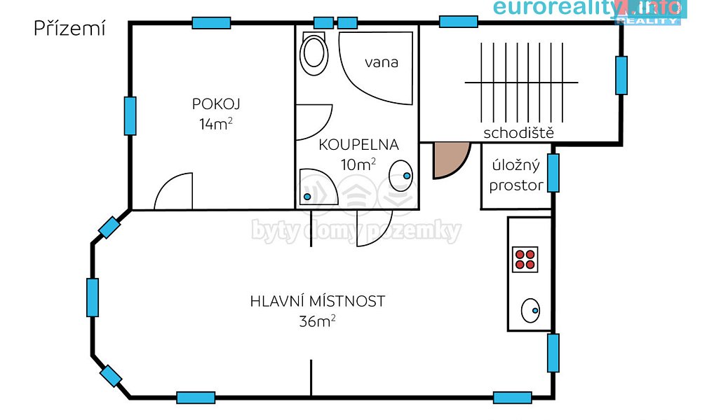 Pronájem domu 210 m² s pozemkem 1 068 m², Aš – náhled fotky 13