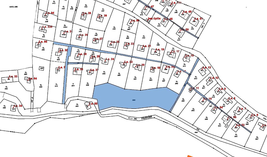 Prodej pozemku 197 m², Hlubočky – náhled fotky 2