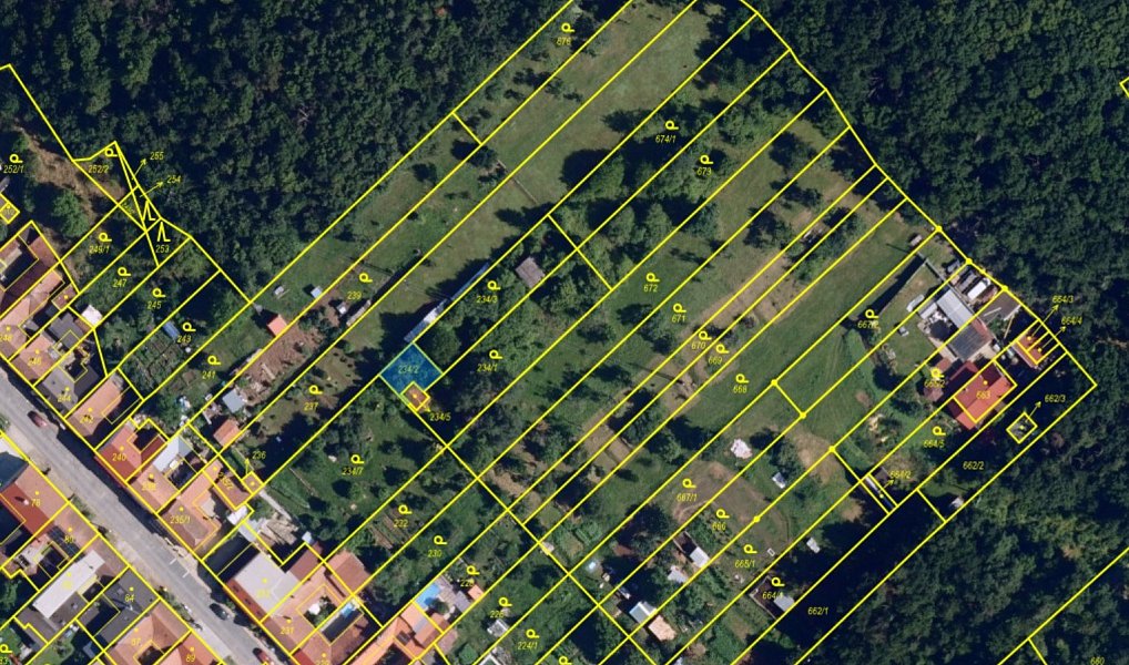 Prodej zahrady 1 857 m², Radostice – náhled fotky 9