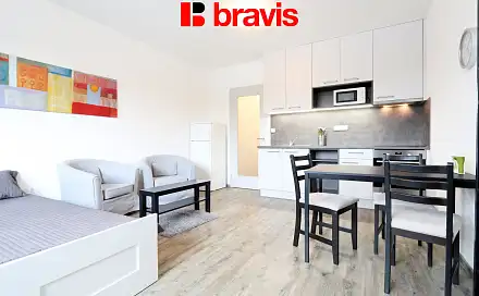 Pronájem bytu 1+kk 28 m², třída Generála Píky, Brno - Černá Pole