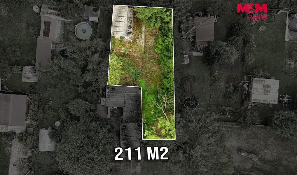 Prodej zahrady 211 m², Křešice – náhled fotky 3