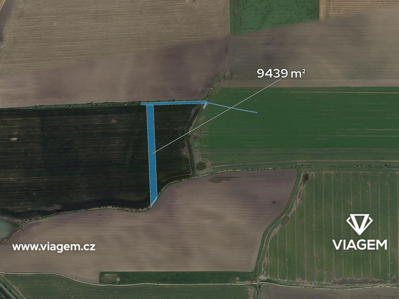 Prodej pole 1 432 m² – fotografie 2