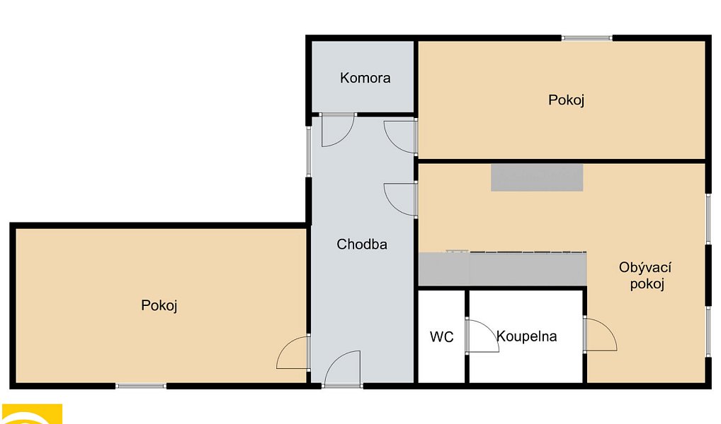 Pronájem bytu 3+kk 76 m², Vlachovo Březí – náhled fotky 3