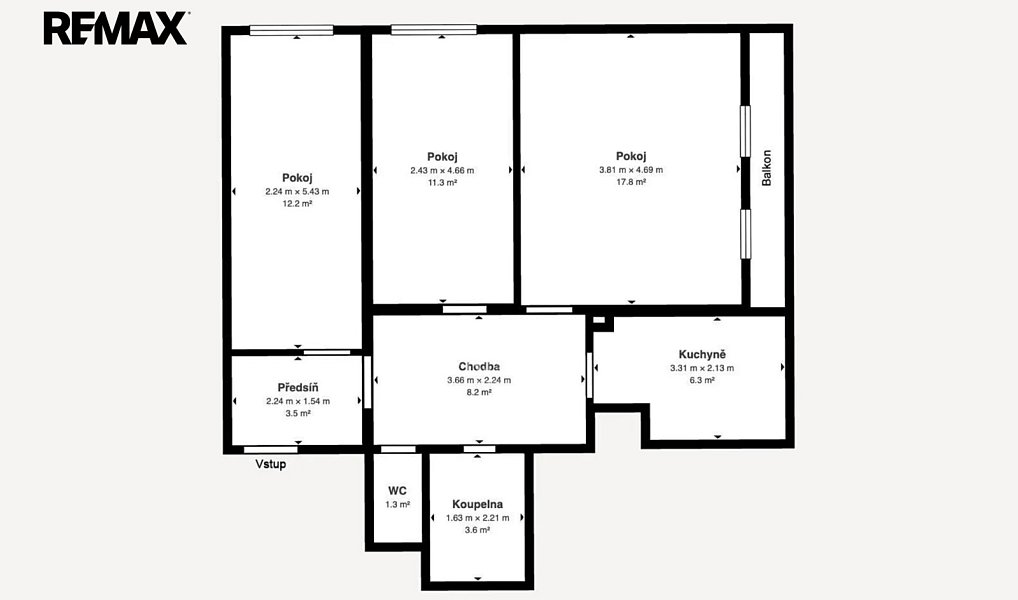 Prodej bytu 3+1 71 m², Ústí nad Labem – náhled fotky 9