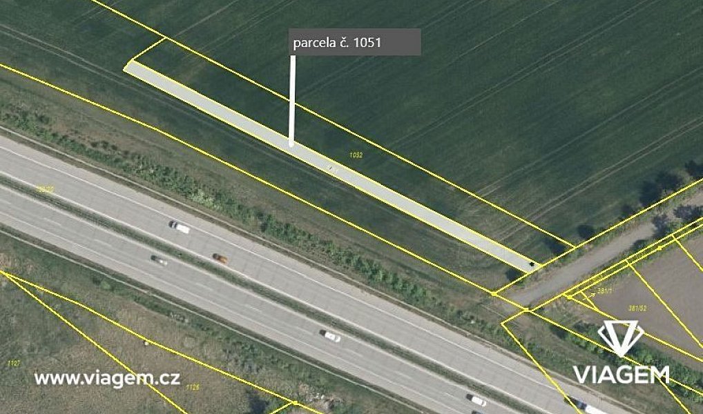 Prodej pole 1 659 m², Žiželice – náhled fotky 3