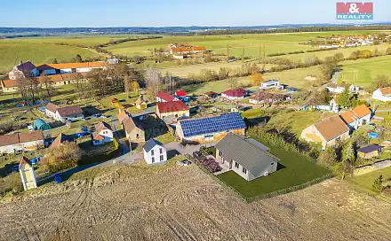 Prodej stavebního pozemku 1 242 m², Kotovice - Záluží, okres Plzeň-Jih