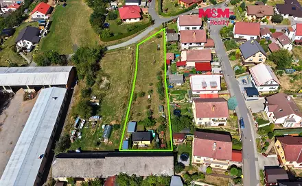 Prodej stavebního pozemku 1 496 m², Puklice, okres Jihlava