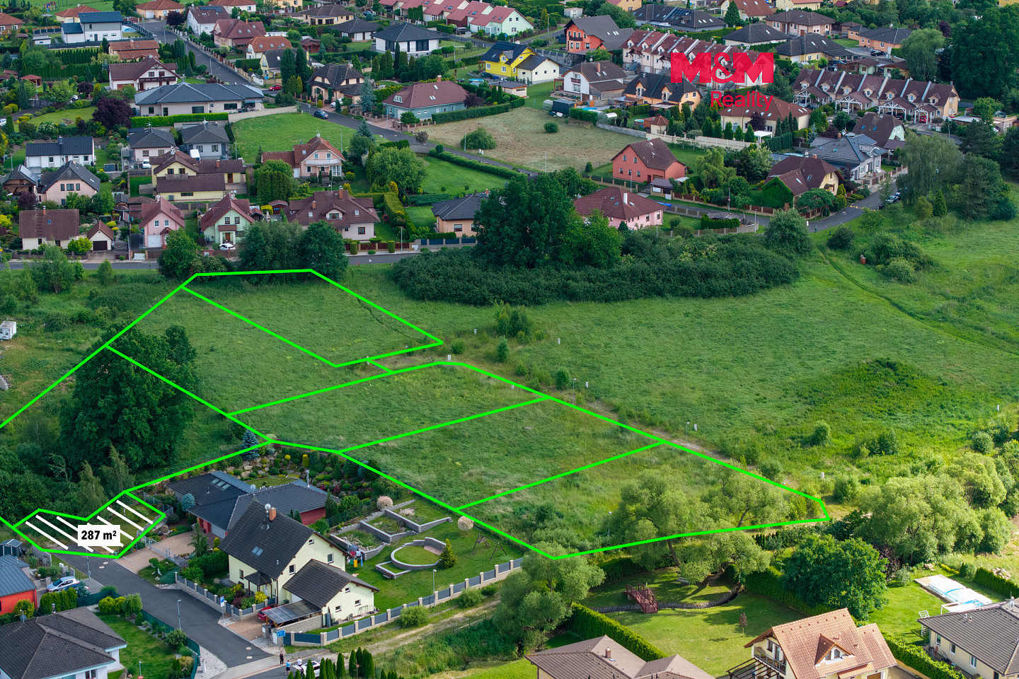 Prodej stavebního pozemku 287 m²