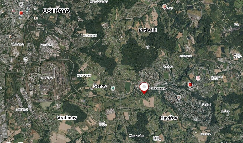 Prodej pozemku 2 285 m², Šenov – náhled fotky 3