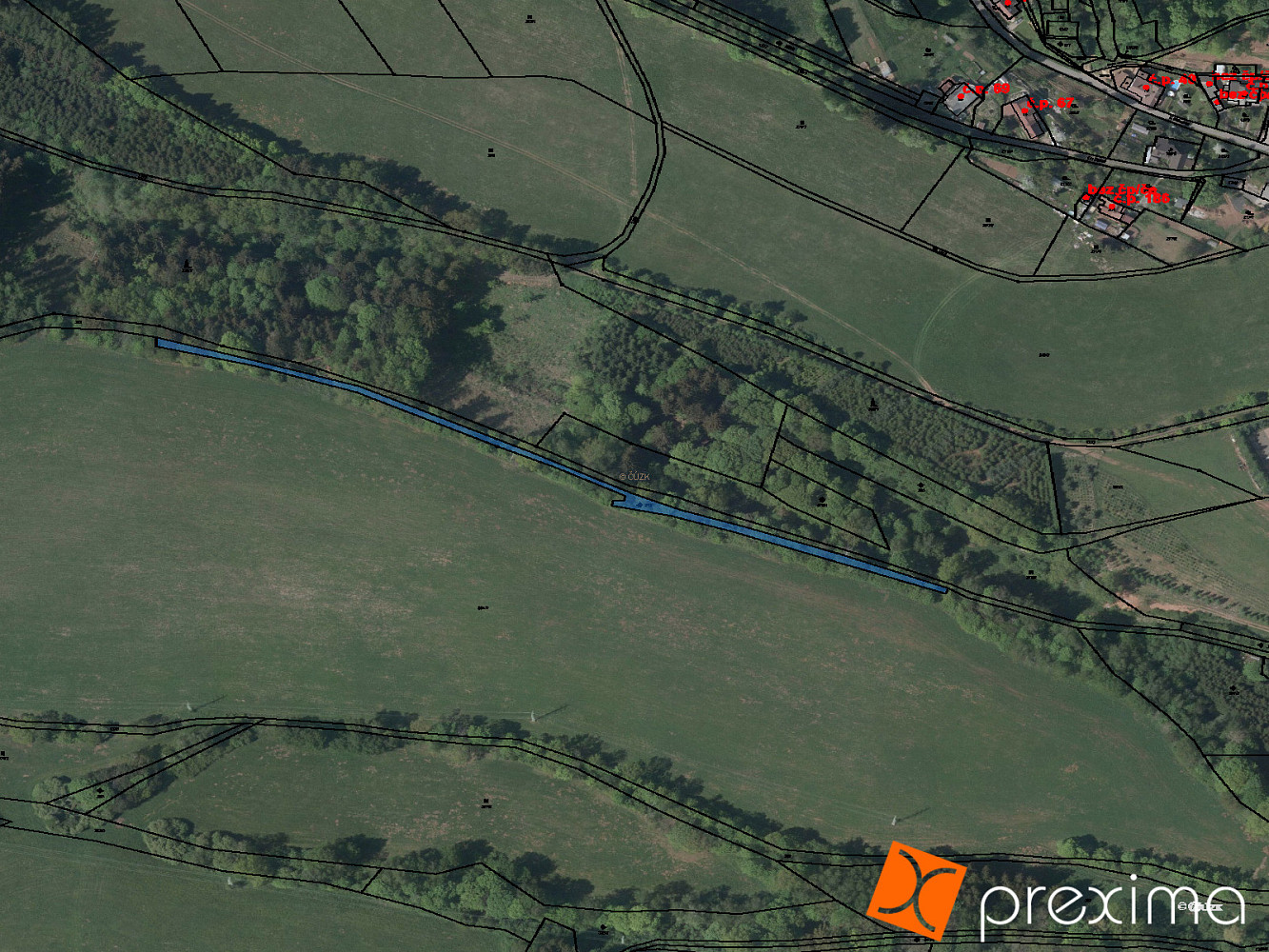 Prodej stavebního pozemku 2 310 m² – fotografie 3