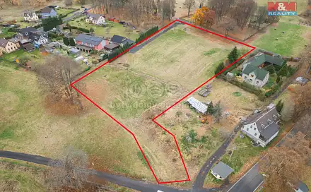 Prodej stavebního pozemku 8 187 m², Aš - Kopaniny, okres Cheb