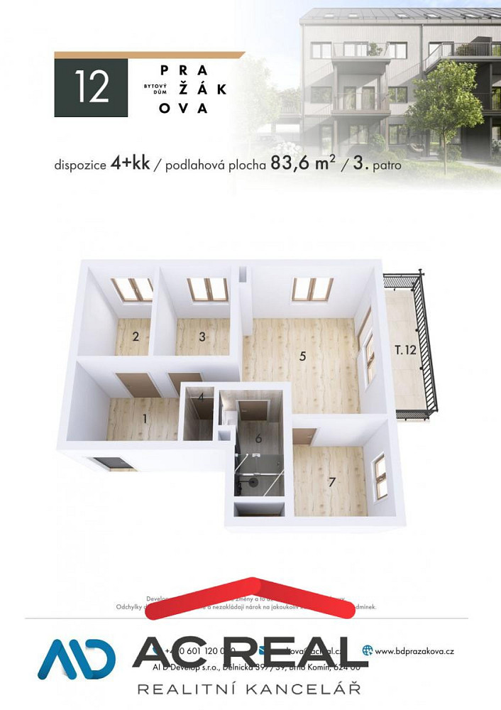 Prodej bytu 4+kk 84 m² – fotografie 5