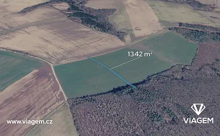 Prodej pole 838 m², Dobrkovice, okres Zlín