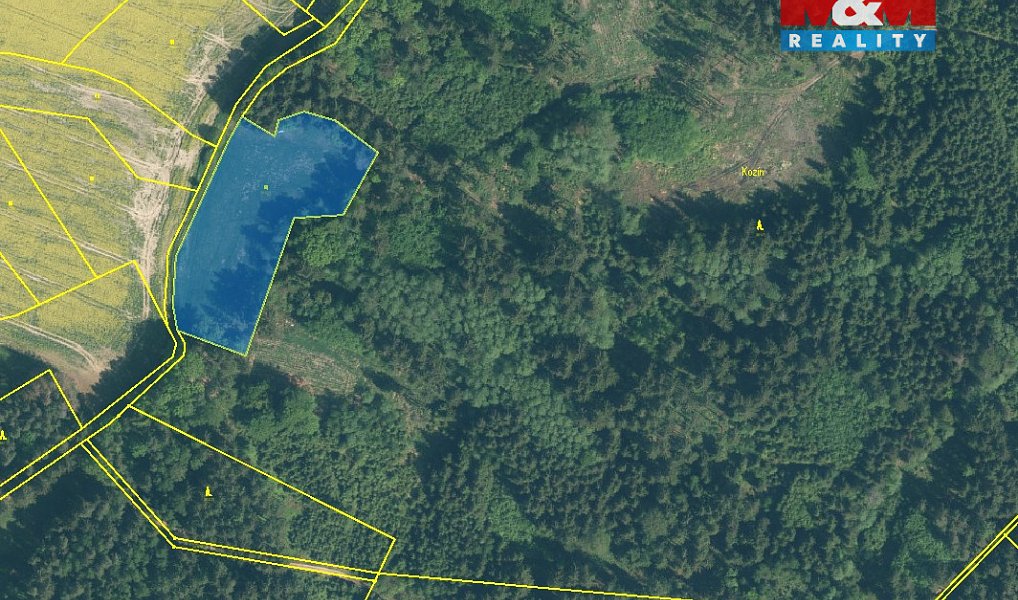 Prodej lesa 154 293 m², Milevsko – náhled fotky 2
