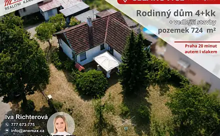 Prodej domu 91 m² s pozemkem 724 m², Lipová, Čelákovice, okres Praha-východ