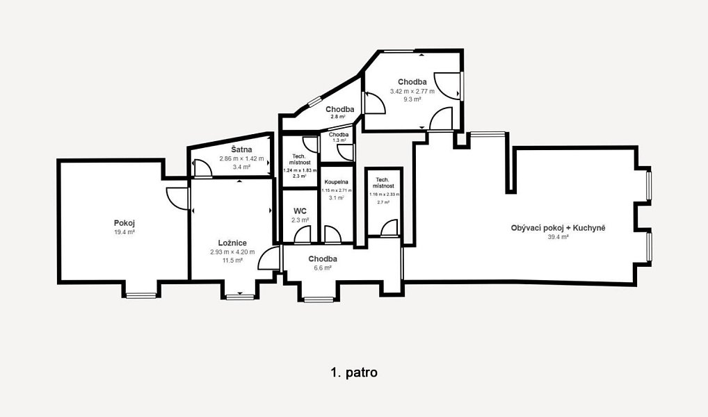 Prodej domu 265 m² s pozemkem 213 m², Kaplice – náhled fotky 9