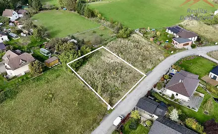 Prodej stavebního pozemku 1 255 m², Větrná, Pyšely - Zaječice, okres Benešov