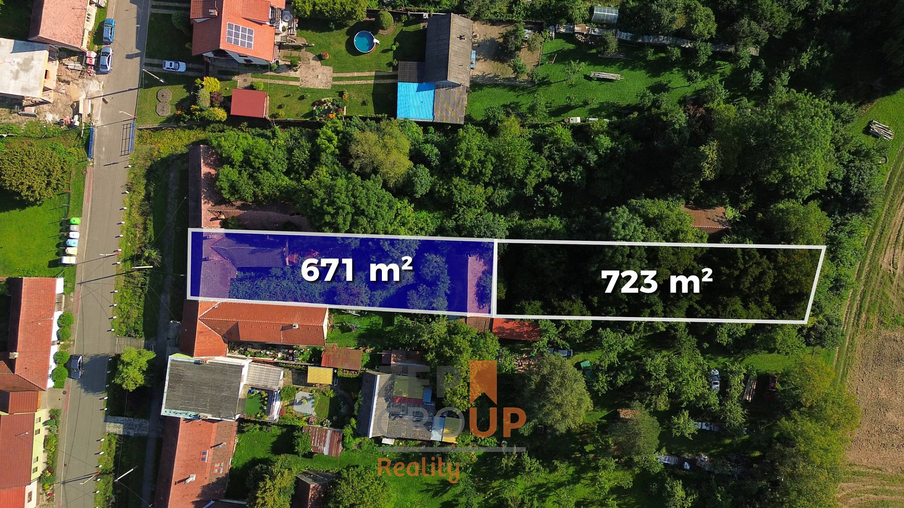 Prodej stavebního pozemku 1 394 m²