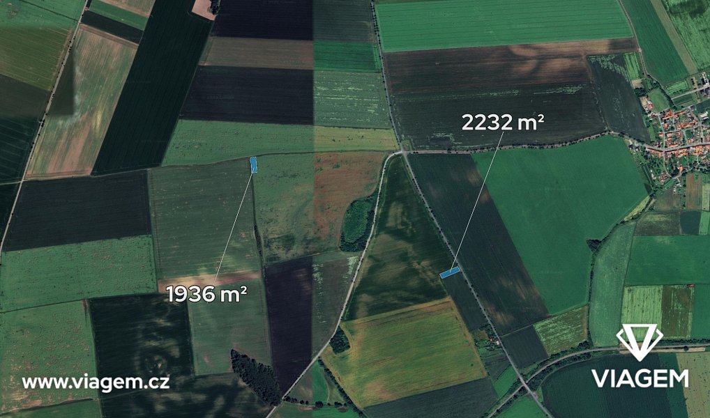 Prodej pole 390 m², Dobromilice – náhled fotky 2