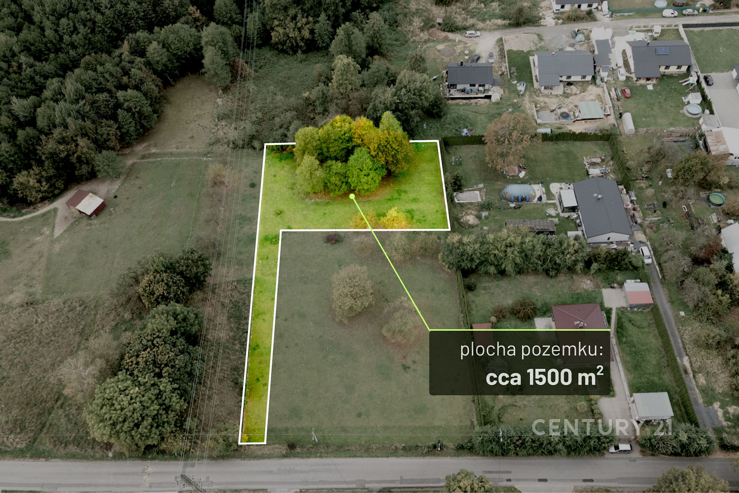 Prodej pozemku cca 1500 m², Poruba u Orlové, Orlová – pohled 4