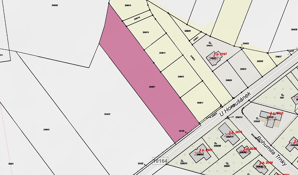 Prodej stavebního pozemku 1 152 m², Úvaly – náhled fotky 4