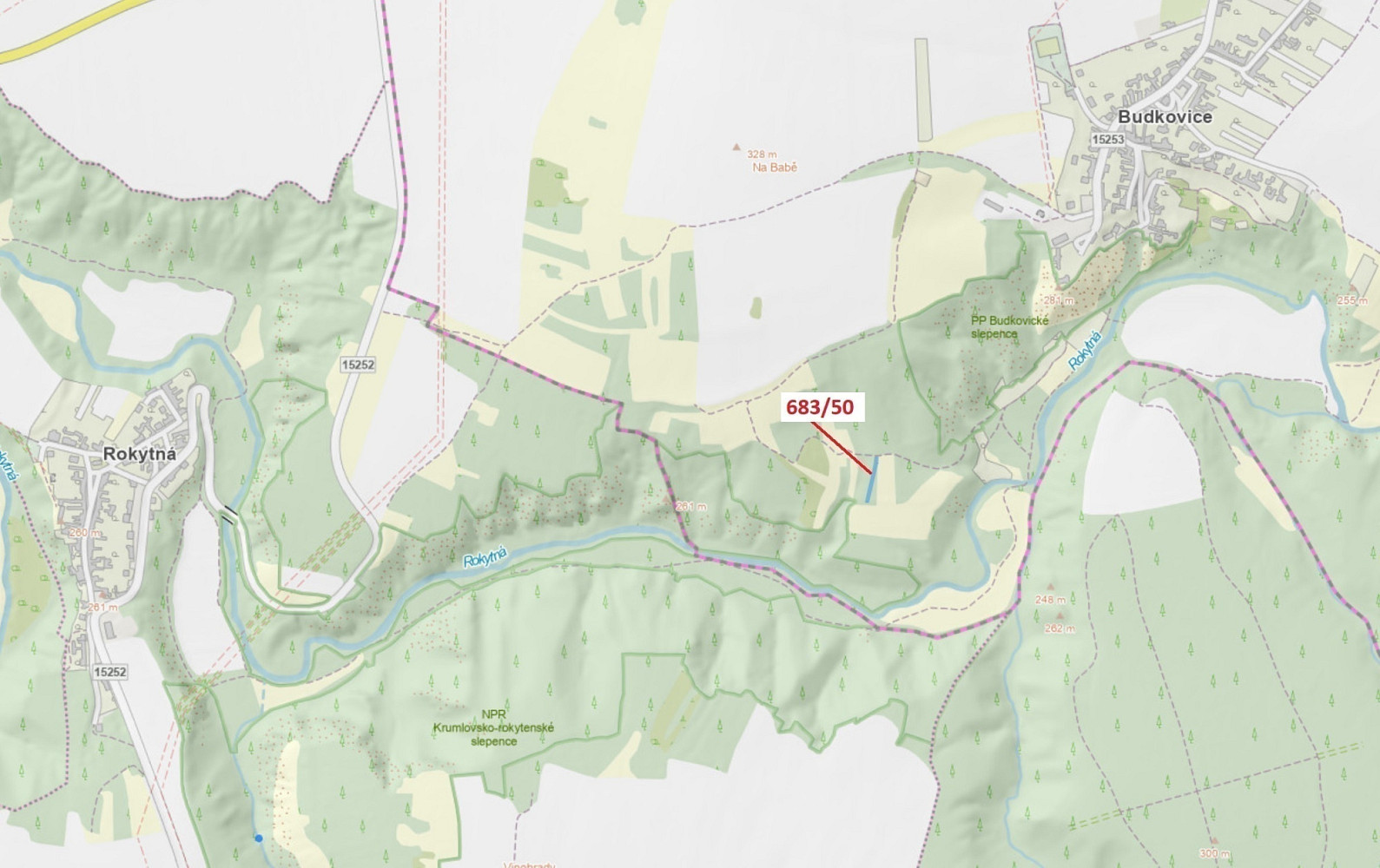 Dražba lesa 477 m²