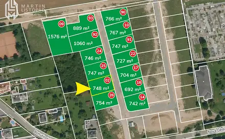 Prodej stavebního pozemku 748 m², Nová dědina, Bludov, okres Šumperk