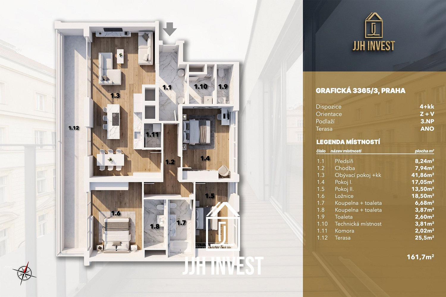 Prodej bytu 4+kk 136 m² – fotografie 5