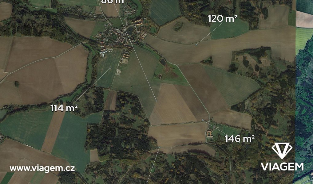 Prodej pole 590 m², Uherčice – náhled fotky 2