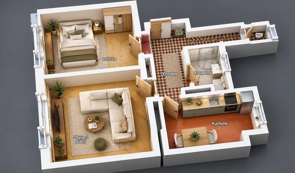 Prodej bytu 2+1 57 m², Zlín – náhled fotky 5