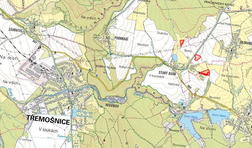 Prodej louky 20 519 m², Třemošnice – náhled fotky 2