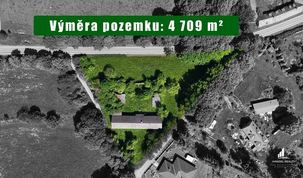 Prodej stavebního pozemku 4 709 m², Zbinohy – náhled fotky 4