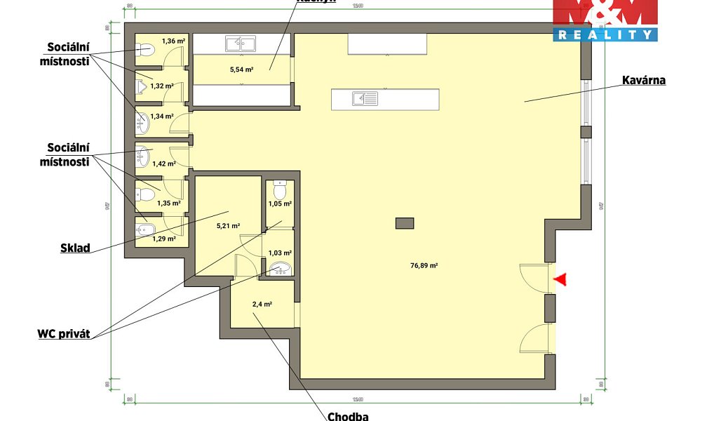 Pronájem obchodních prostor 101 m², Mariánské Lázně – náhled fotky 6