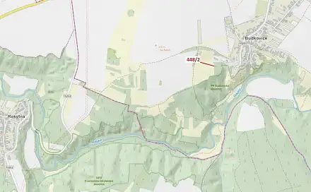 Dražba pozemku 18 m², Moravský Krumlov