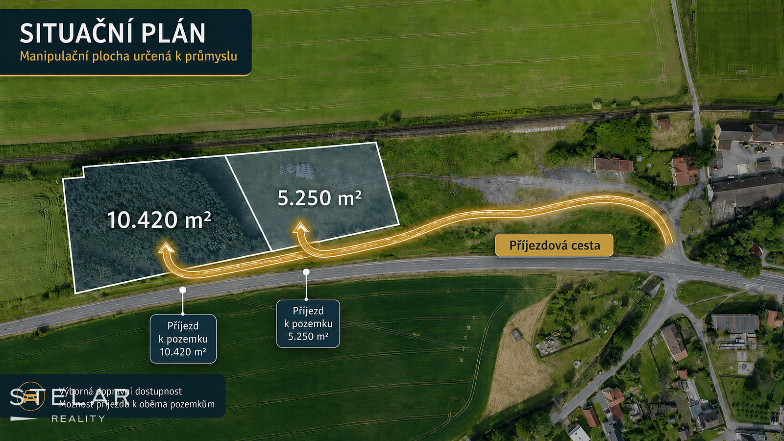 Prodej komerčního pozemku 15 670 m²