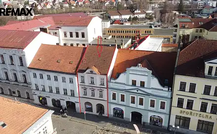 Prodej domu 490 m² s pozemkem 448 m², Masarykovo náměstí, Pelhřimov