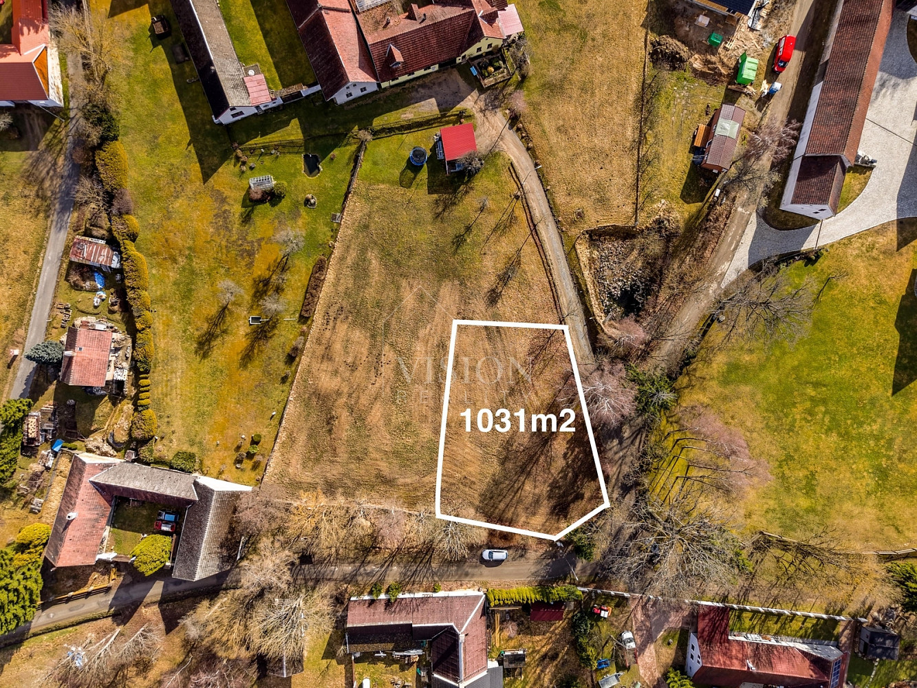 Prodej stavebního pozemku 1 031 m²