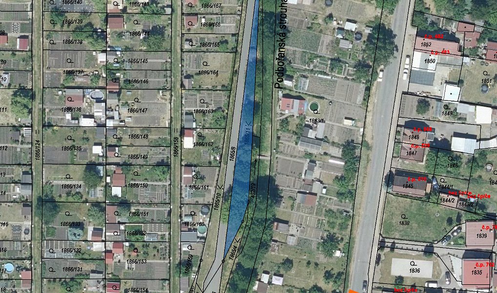 Prodej pole 1 221 m², Podbořany – náhled fotky 3